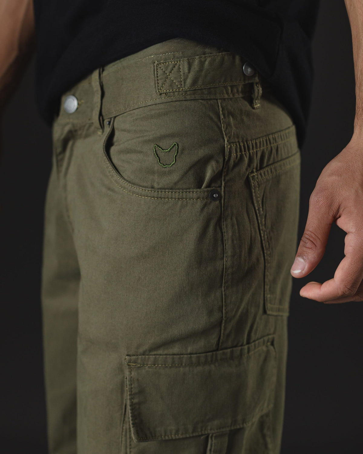 OTTO CARGO 4 BOLSILLOS VERDE MUSGO
