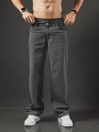 PANTALON OTTO BAGGY GRIS OSCURO