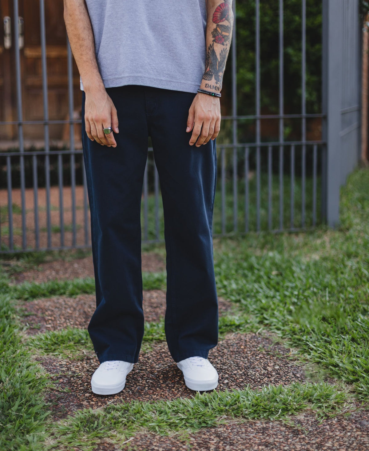 PANTALON OTTO BAGGY AZUL MARINO