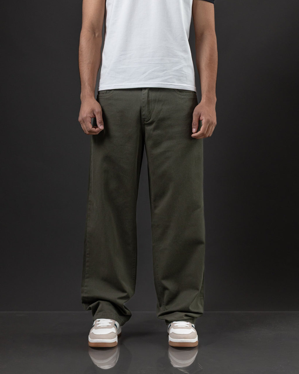 PANTALON OTTO BAGGY VERDE MUSGO