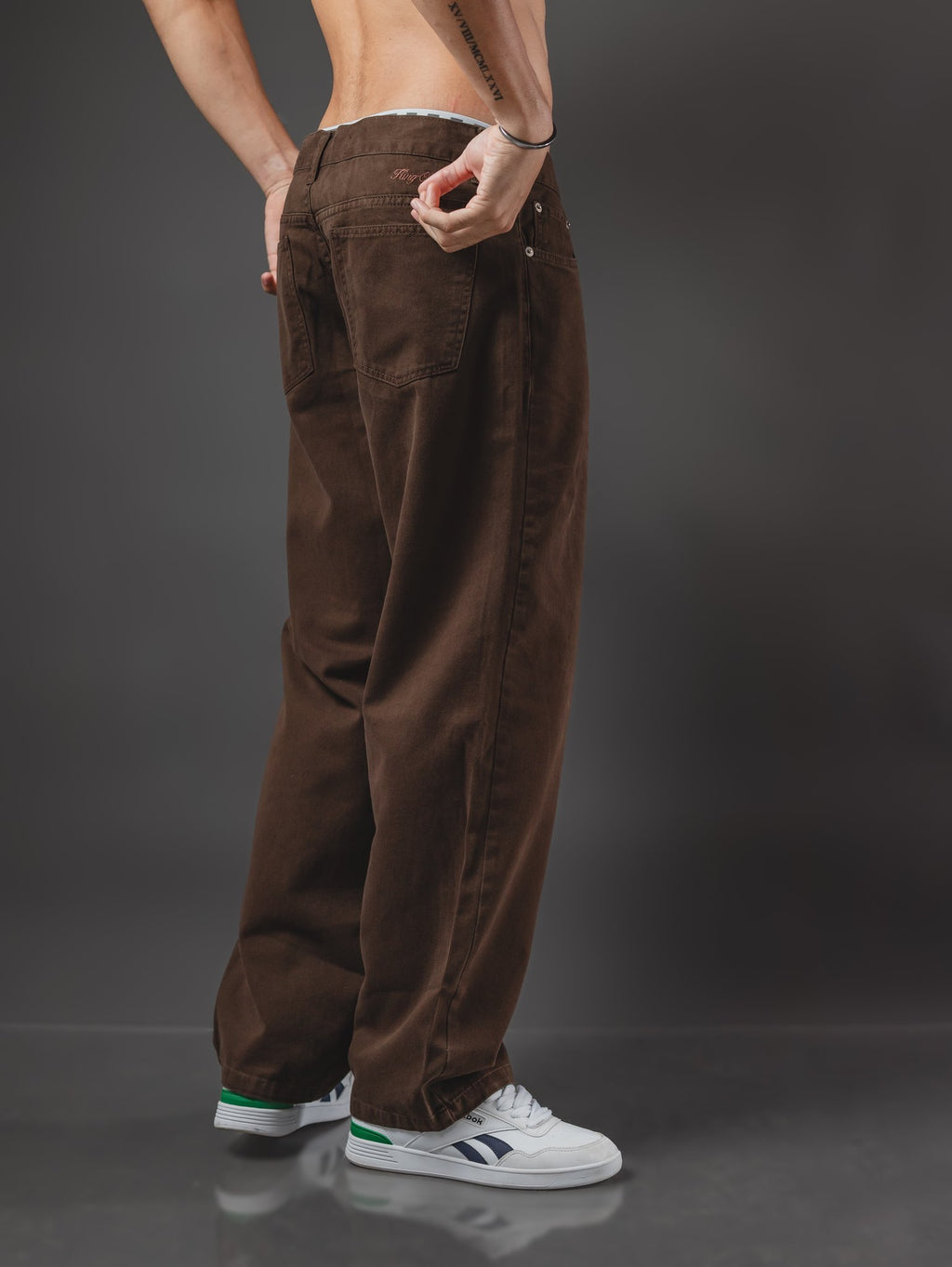 PANTALON OTTO BAGGY CHOCOLATE