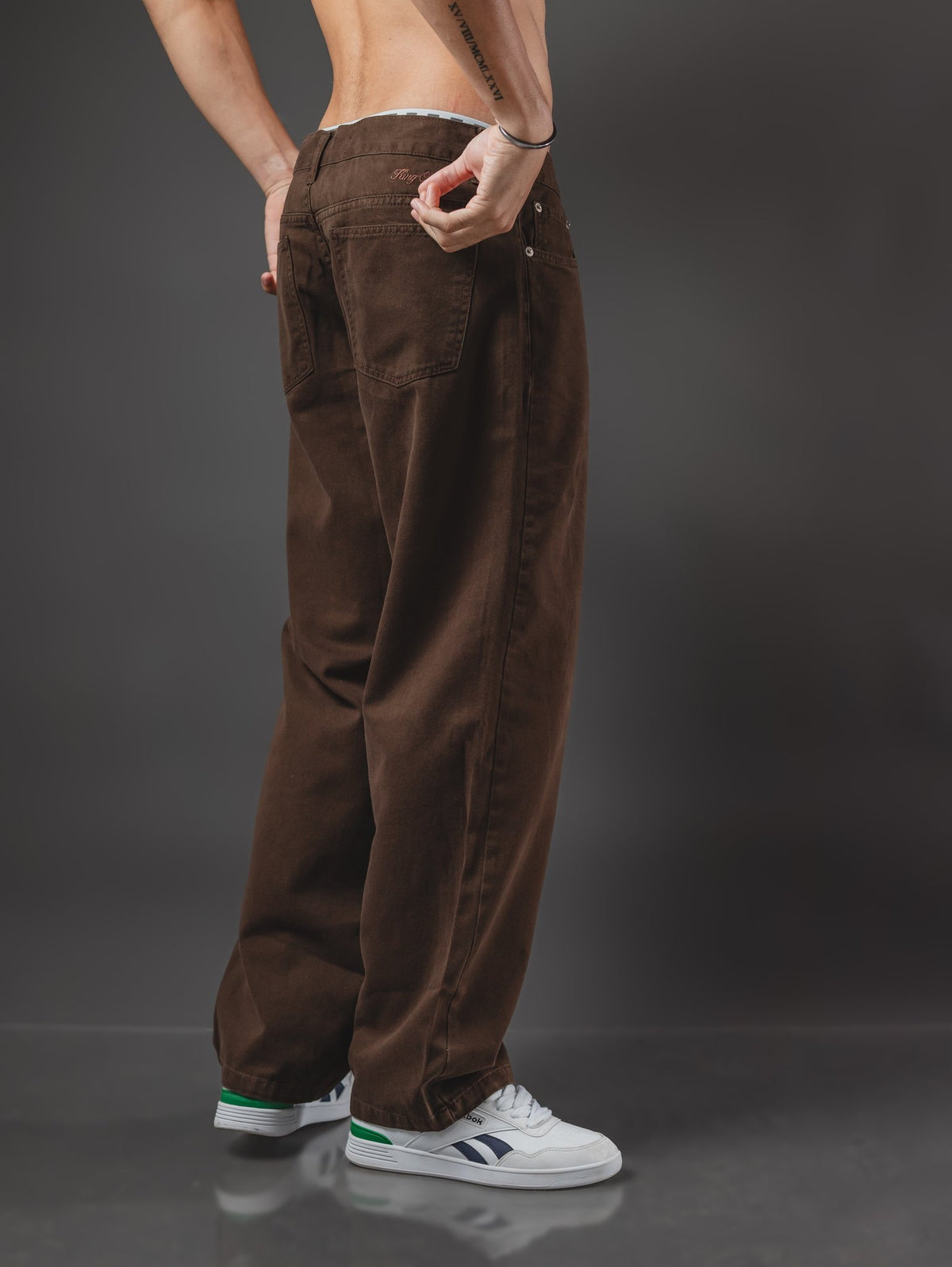 PANTALON OTTO BAGGY CHOCOLATE