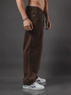 PANTALON OTTO BAGGY CHOCOLATE