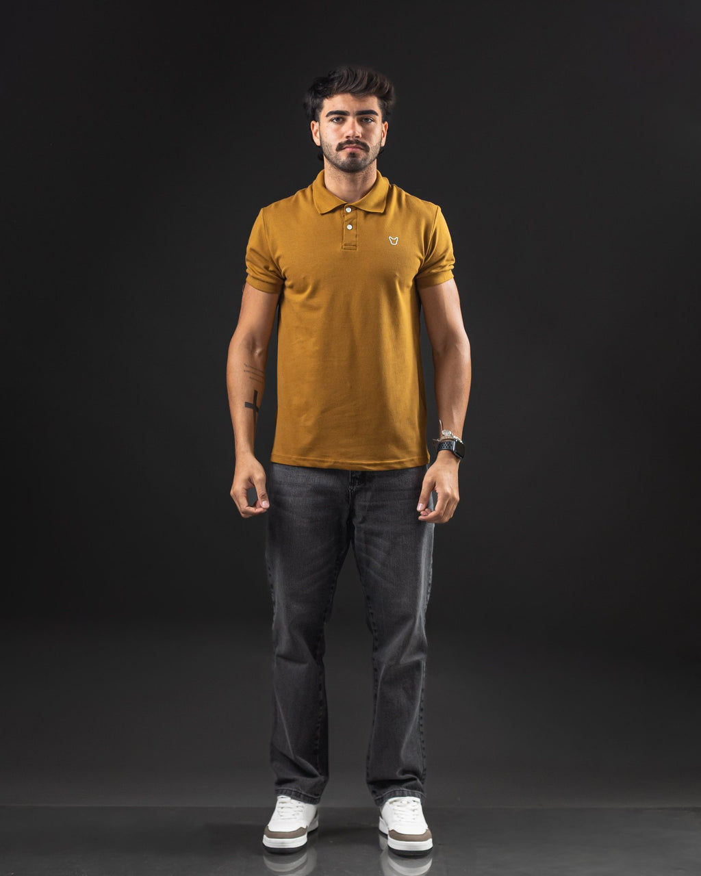 REMERA POLO OTTO BASIC CARAMELO