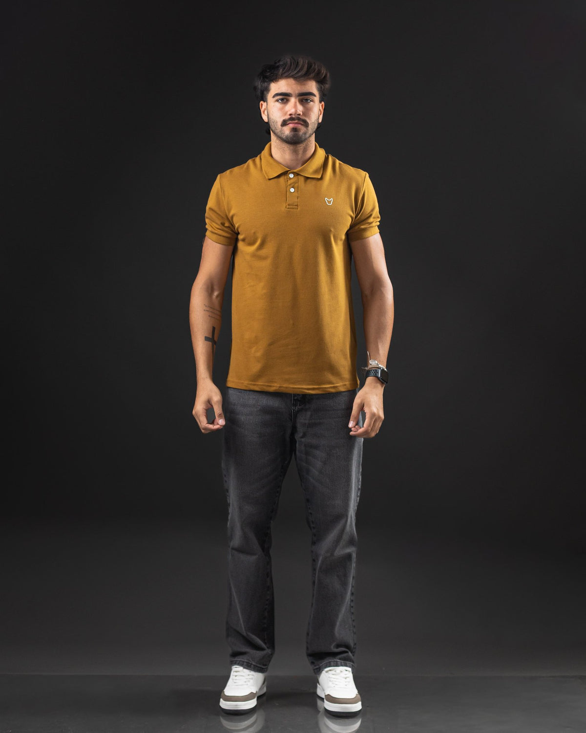 REMERA POLO OTTO BASIC CARAMELO