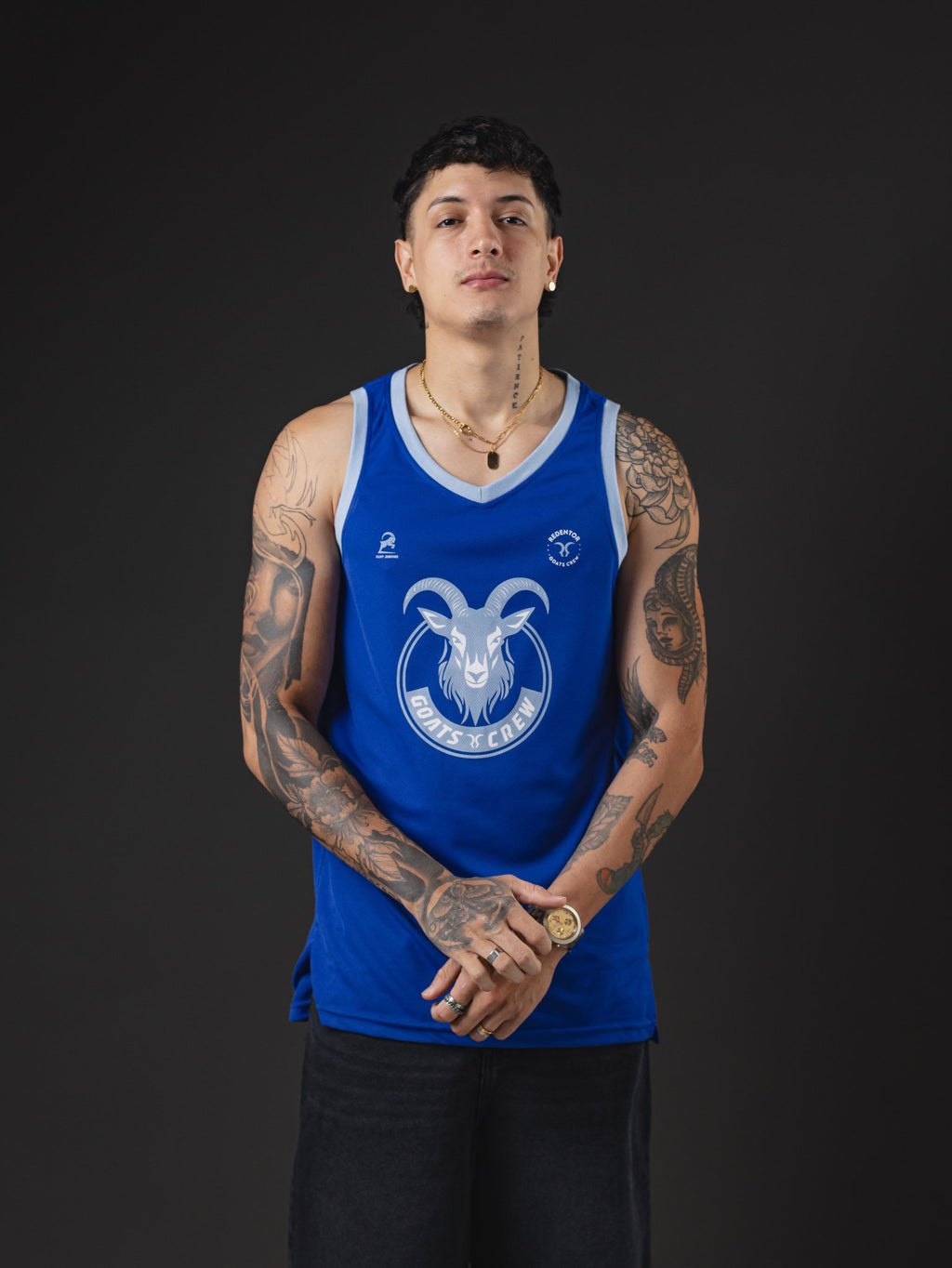 CAMISILLA OTTO DE BASKEBALL SINCE 93 CELESTE/AZUL