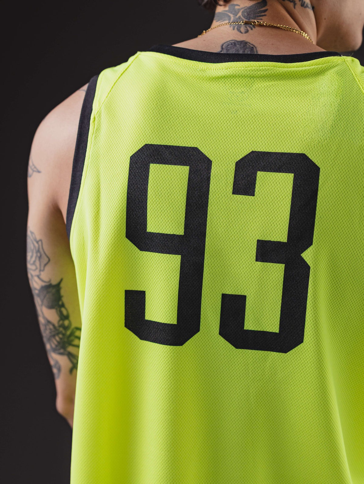 CAMISILLA OTTO BASKEBALL AMARILLO/NEGRO