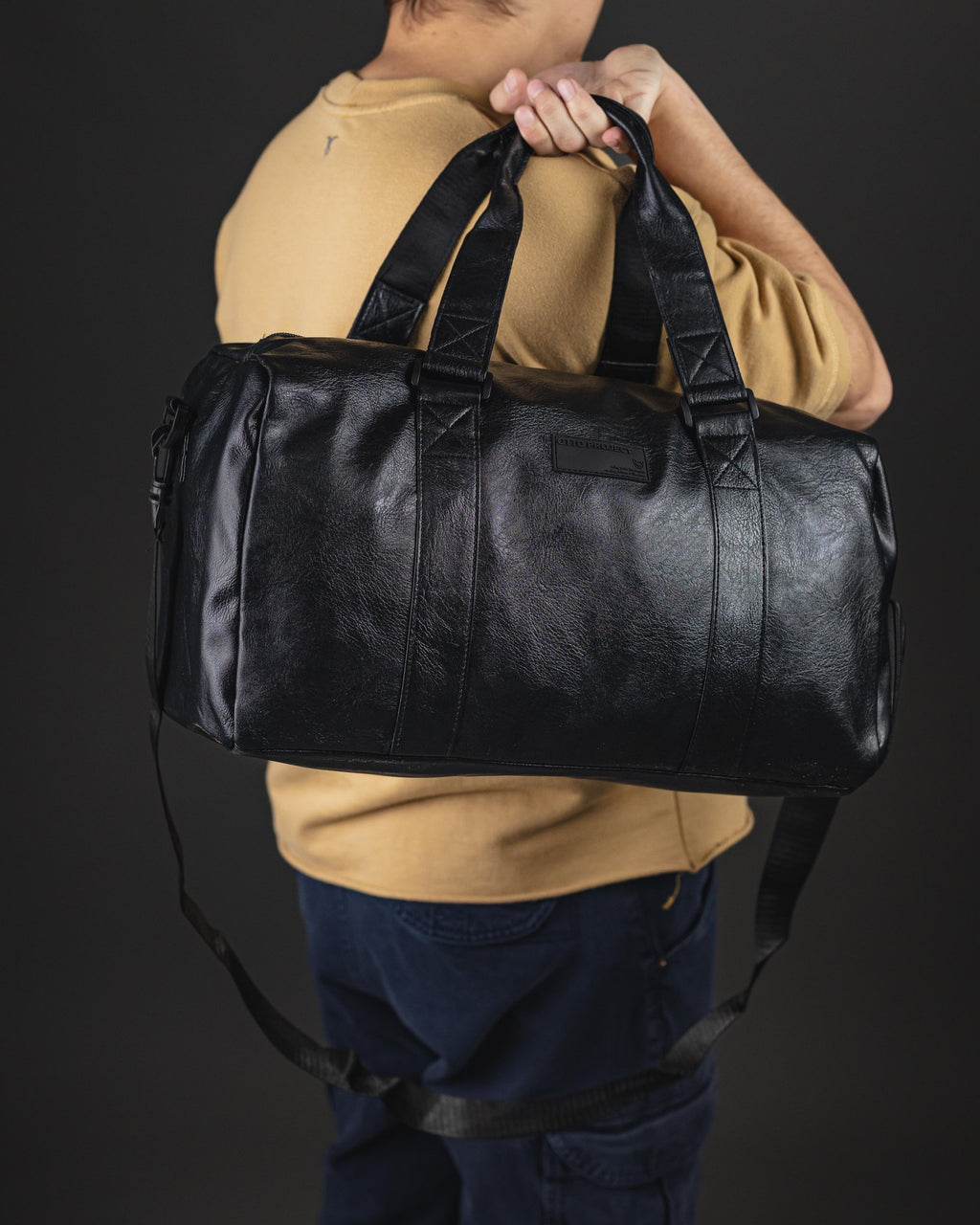 BOLSO OTTO DE HOMBRE VIAJERO PU NEGRO