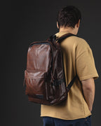 MOCHILA OTTO DE HOMBRE PU MARRON