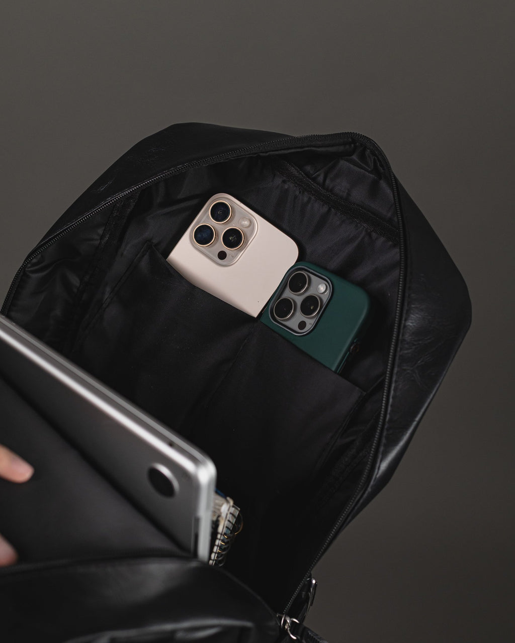 MOCHILA OTTO DE HOMBRE PU NEGRO