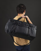 OTTO BOLSO DE HOMBRE DEPORTIVO EN NYLON ENGOMADO NEGRO