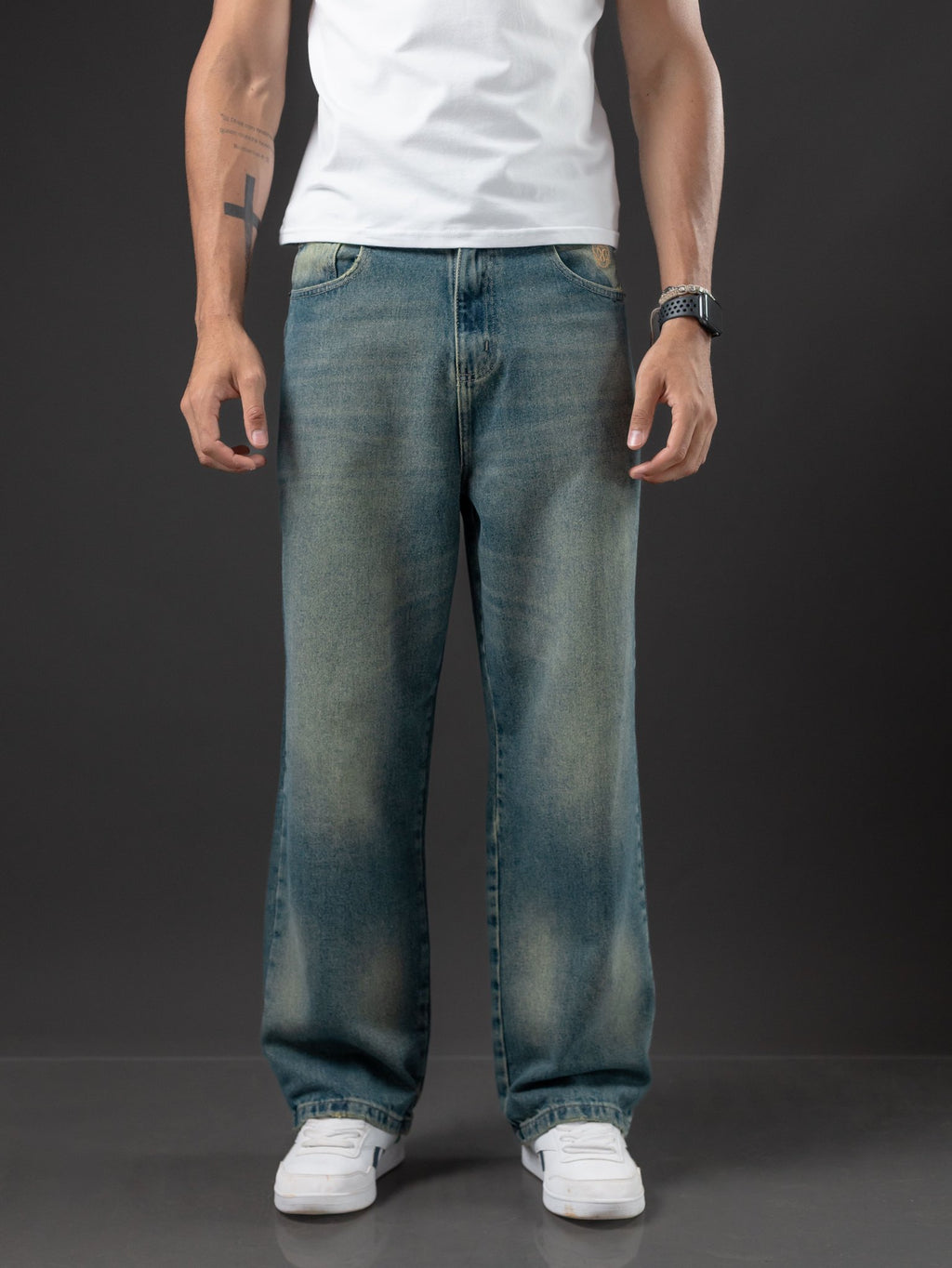 PANT. OTTO BAGGY BLUE OXIDADO