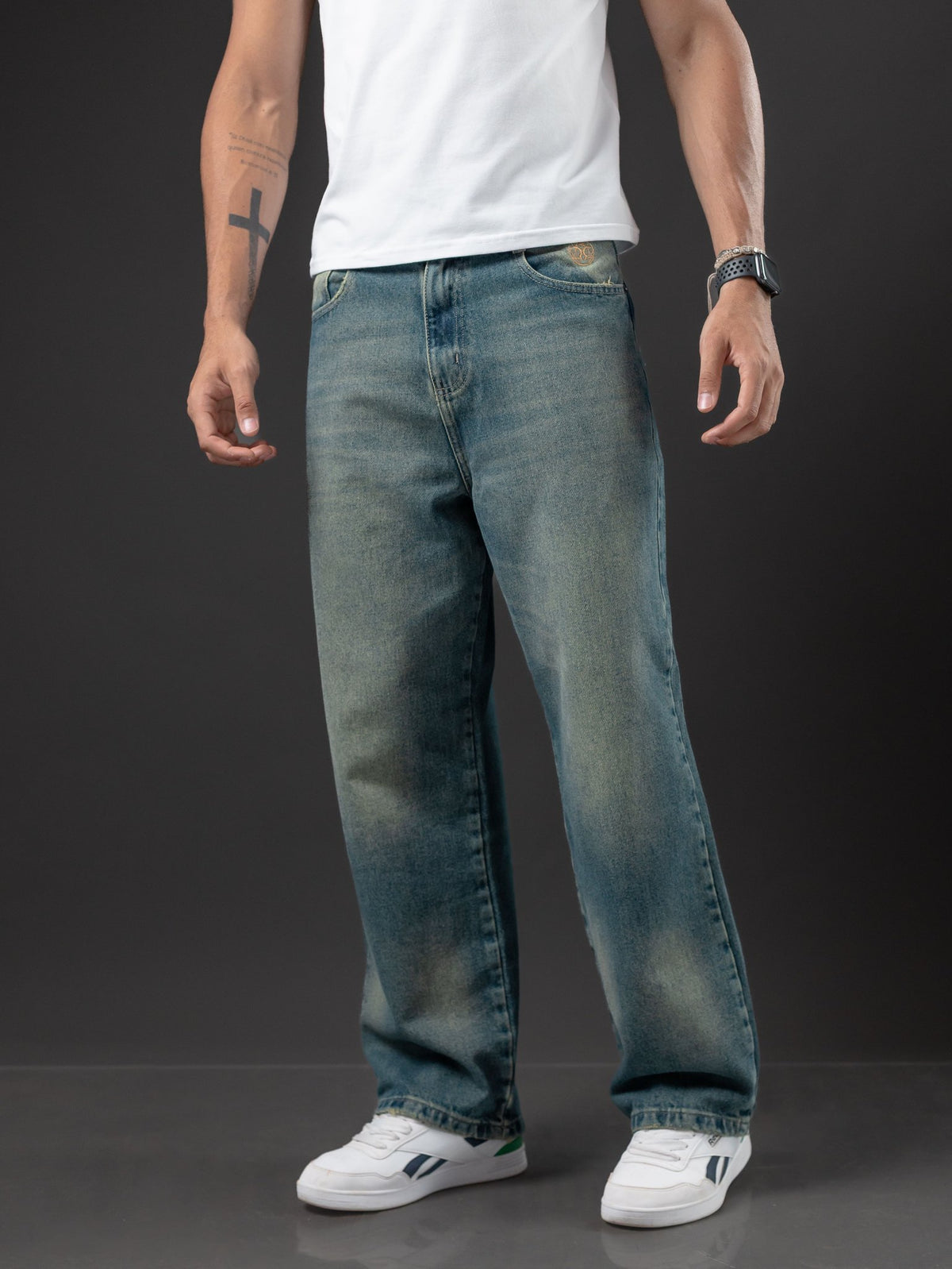 PANT. OTTO BAGGY BLUE OXIDADO