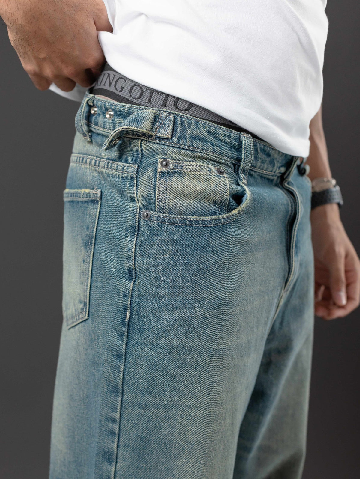 PANT. OTTO BAGGY BLUE OXIDADO