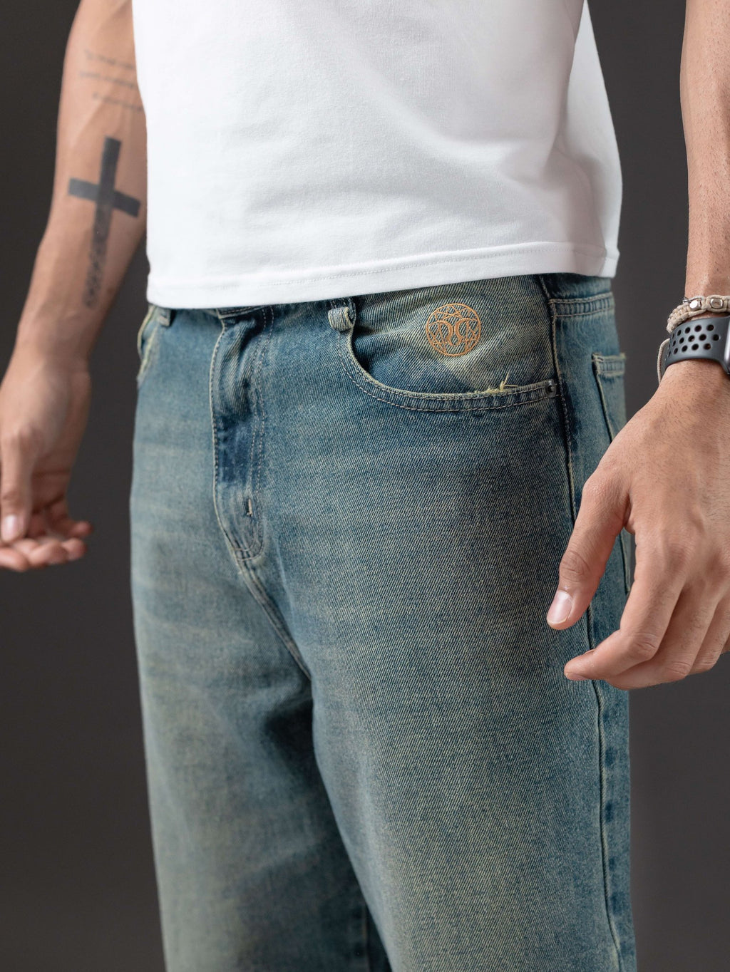 PANT. OTTO BAGGY BLUE OXIDADO