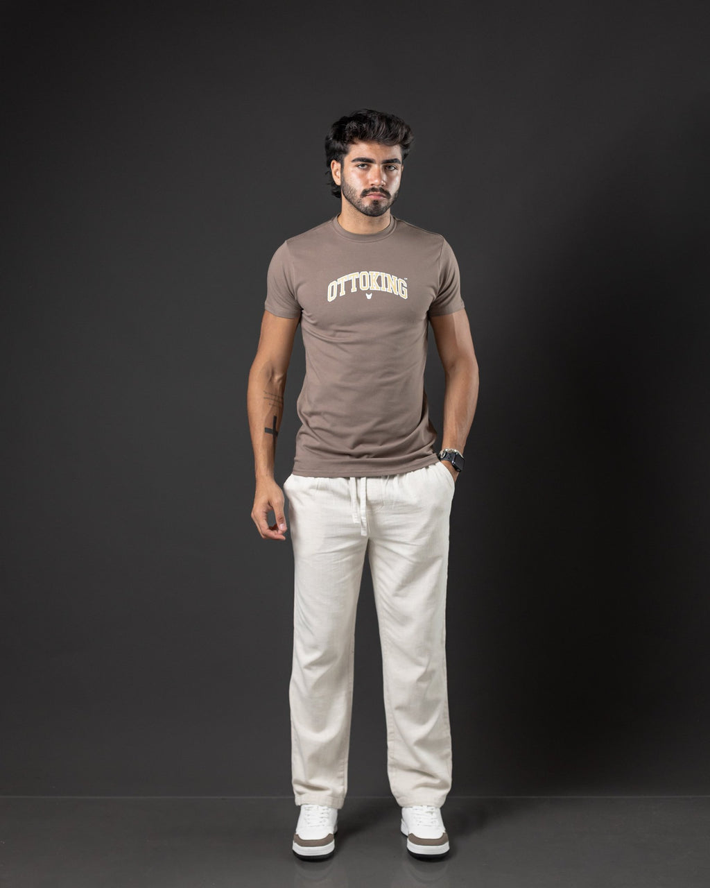 T-SHIRT OTTO NEW BASIC KOSTA BEIGE OSC.