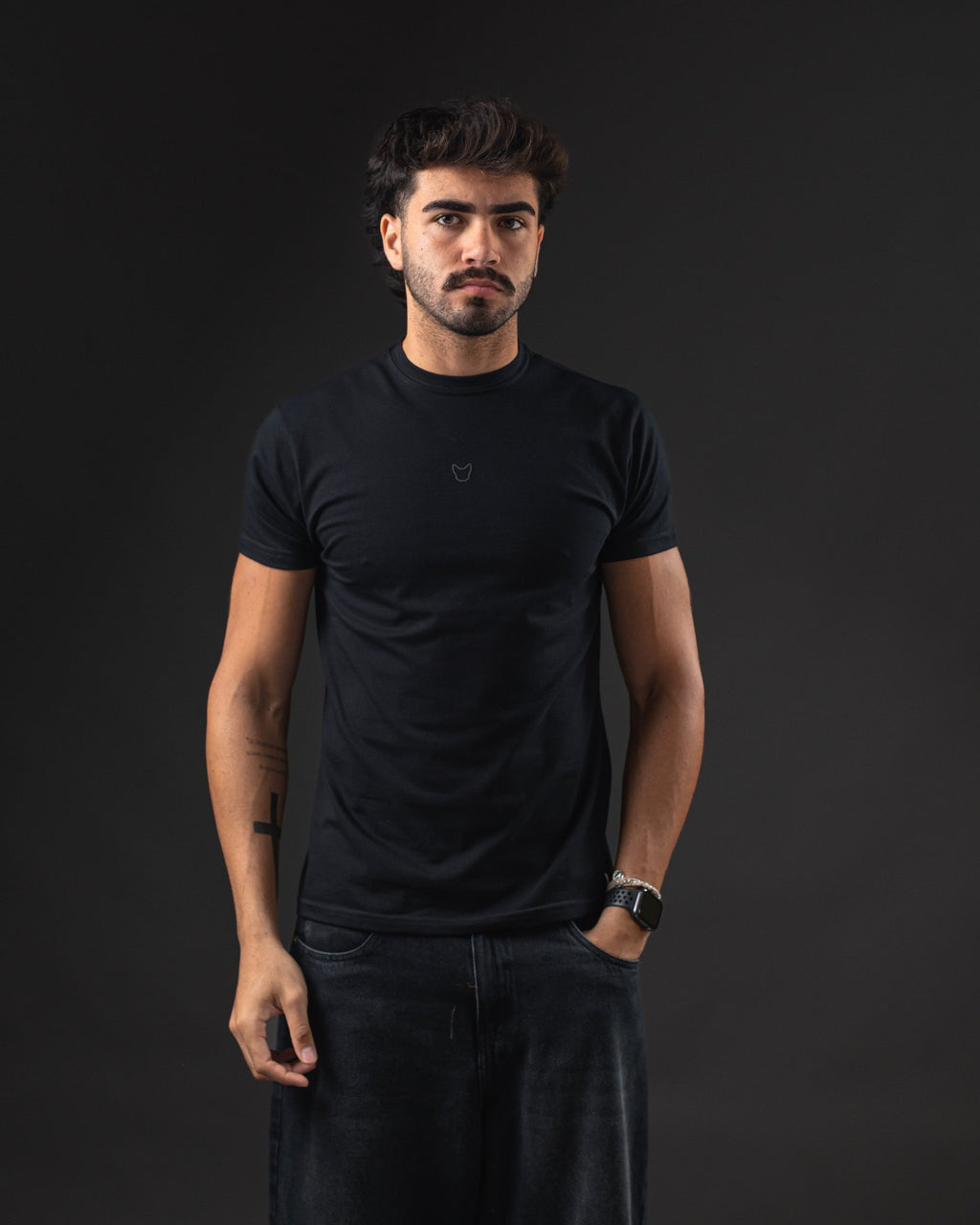 T-SHIRT OTTO NEW MINI BETEL BLACK/BLACK