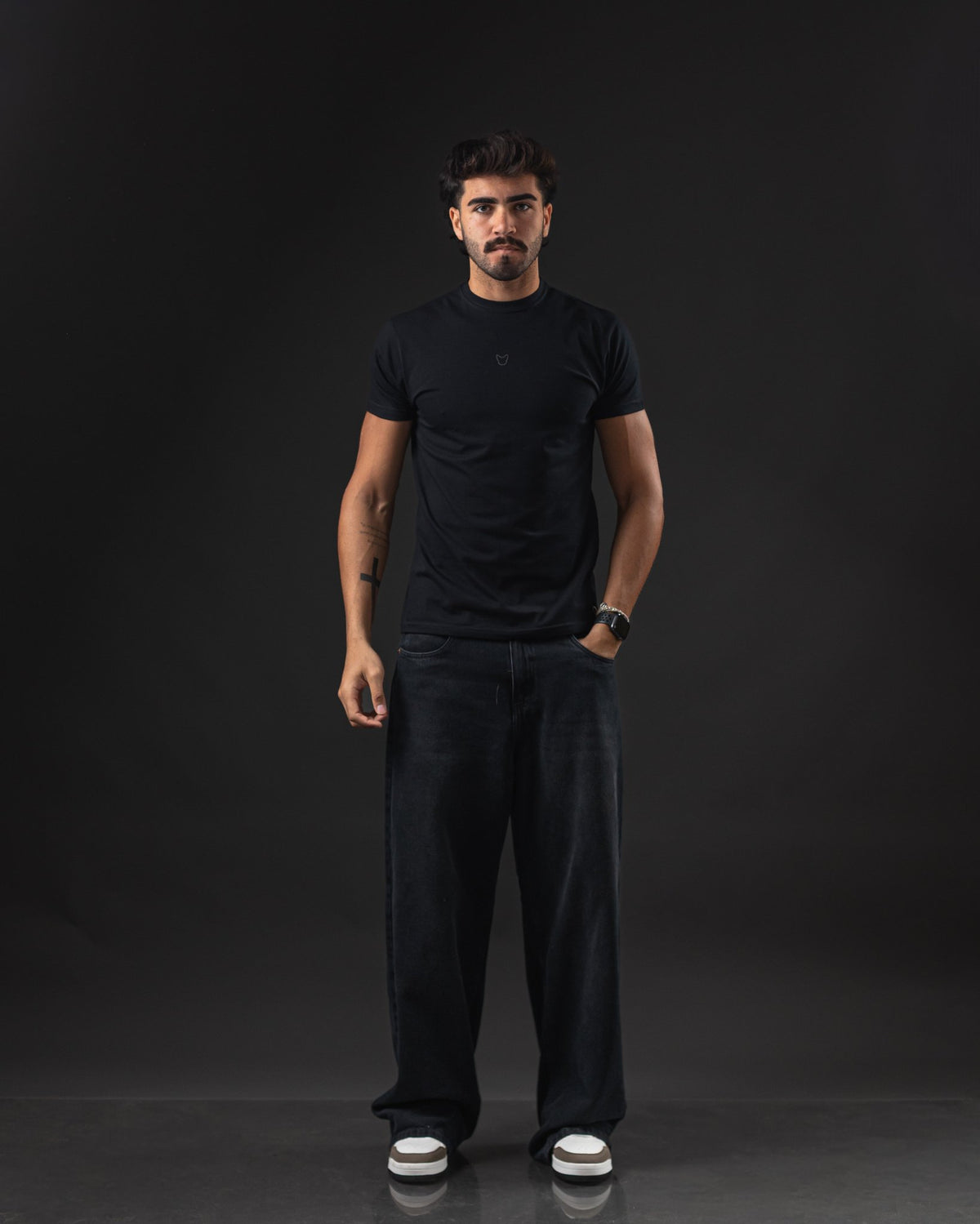 T-SHIRT OTTO NEW MINI BETEL BLACK/BLACK