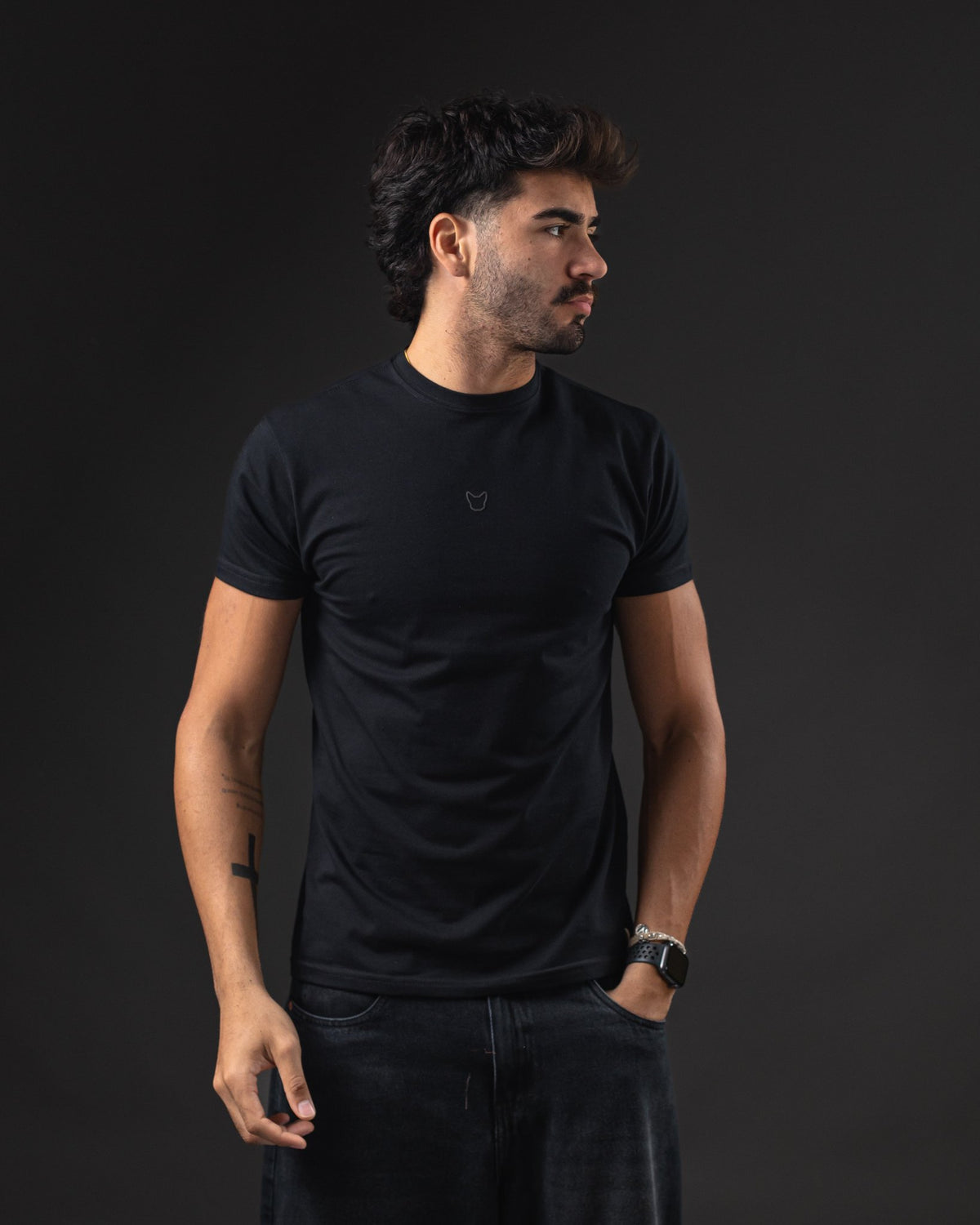 T-SHIRT OTTO NEW MINI BETEL BLACK/BLACK