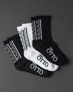 OTTO THREE PACK SOCK HALF BLACK
