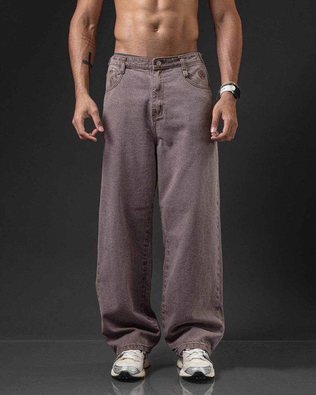 PANT. OTTO BAGGY VINTAGE BROWN