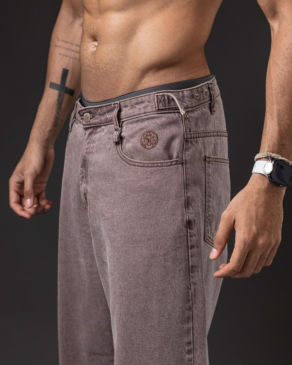 PANT. OTTO BAGGY VINTAGE BROWN