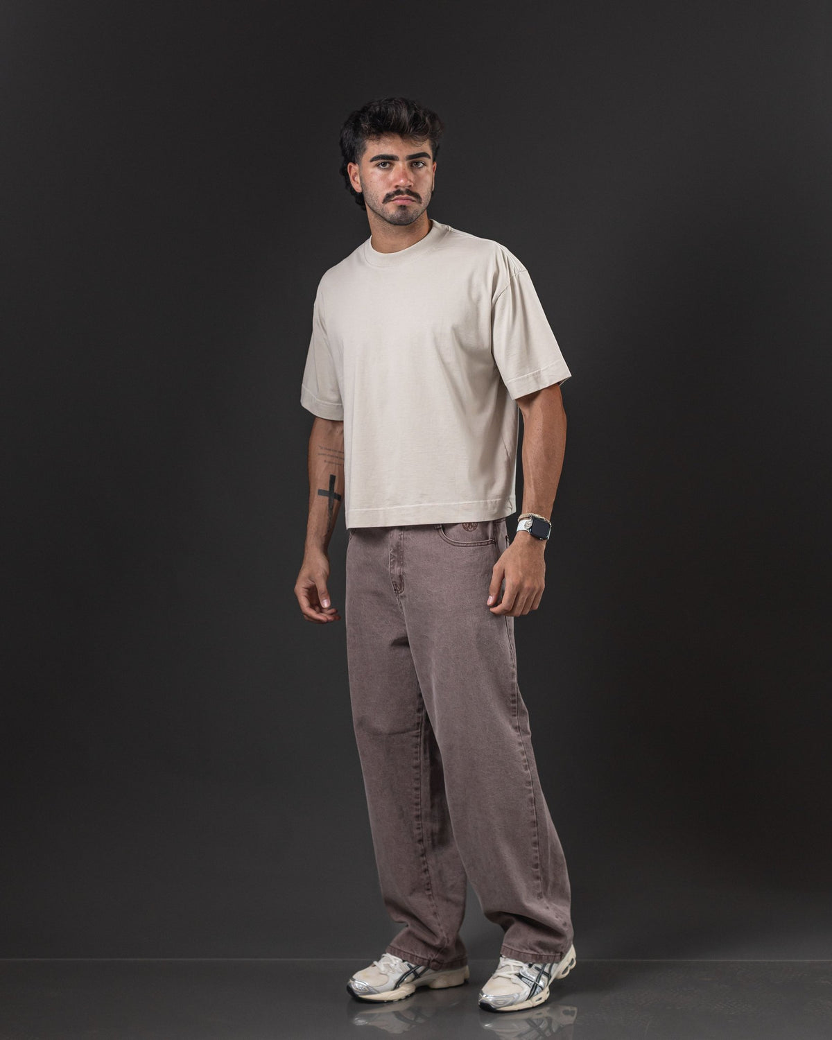 PANT. OTTO BAGGY VINTAGE BROWN