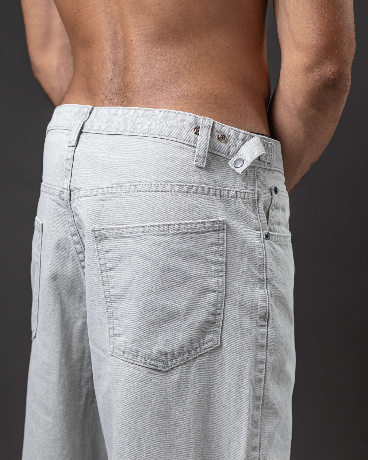 PANT. OTTO BAGGY VINTAGE GRIS ICE