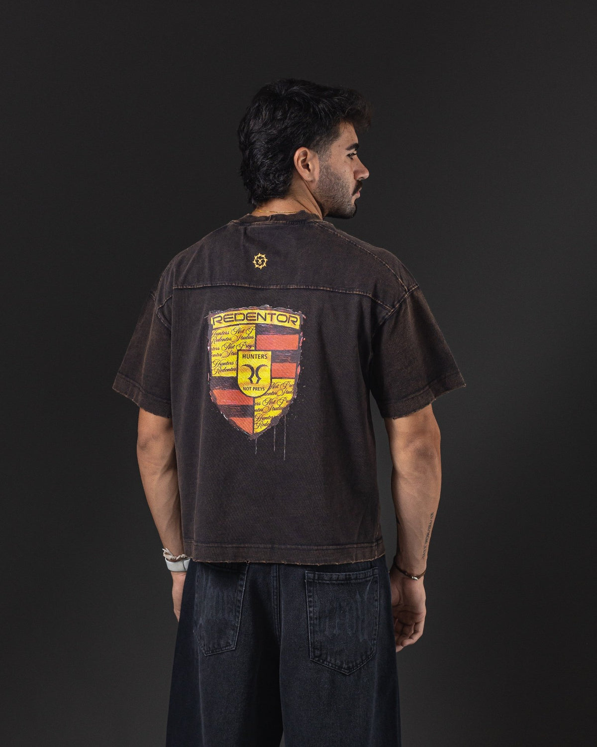OVERSIZE REDENTOR 260 GSM PORSCHE OXIBLACK