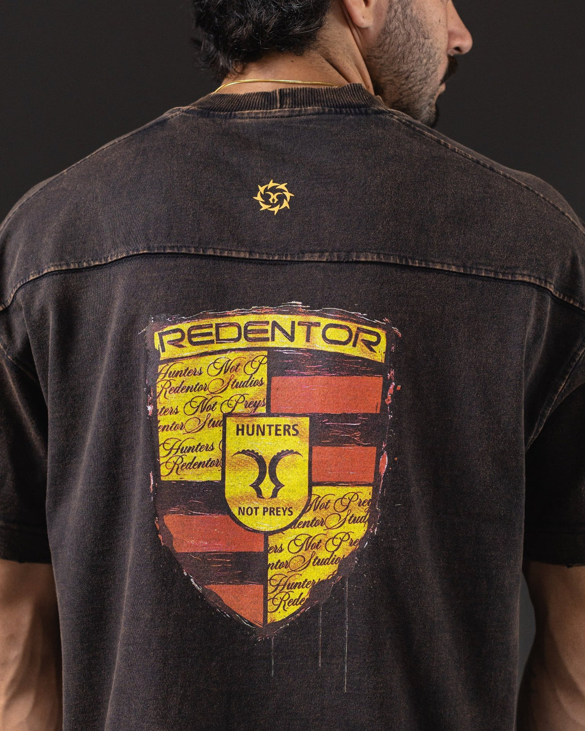 OVERSIZE REDENTOR 260 GSM PORSCHE OXIBLACK