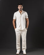 OTTO CAMISA MC DE LINO CRUDO