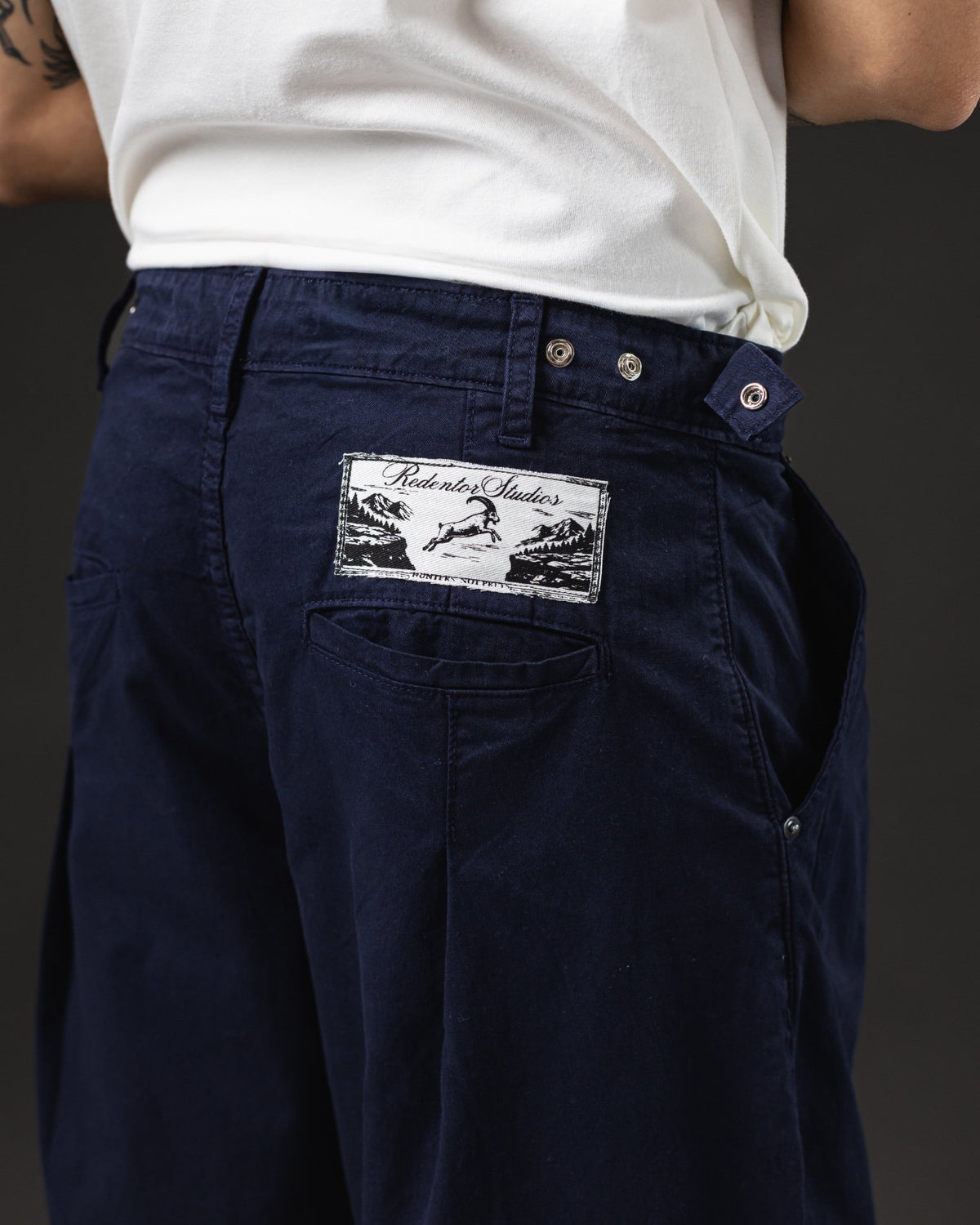 PANTALON OTTO CHINO AZUL MARINO