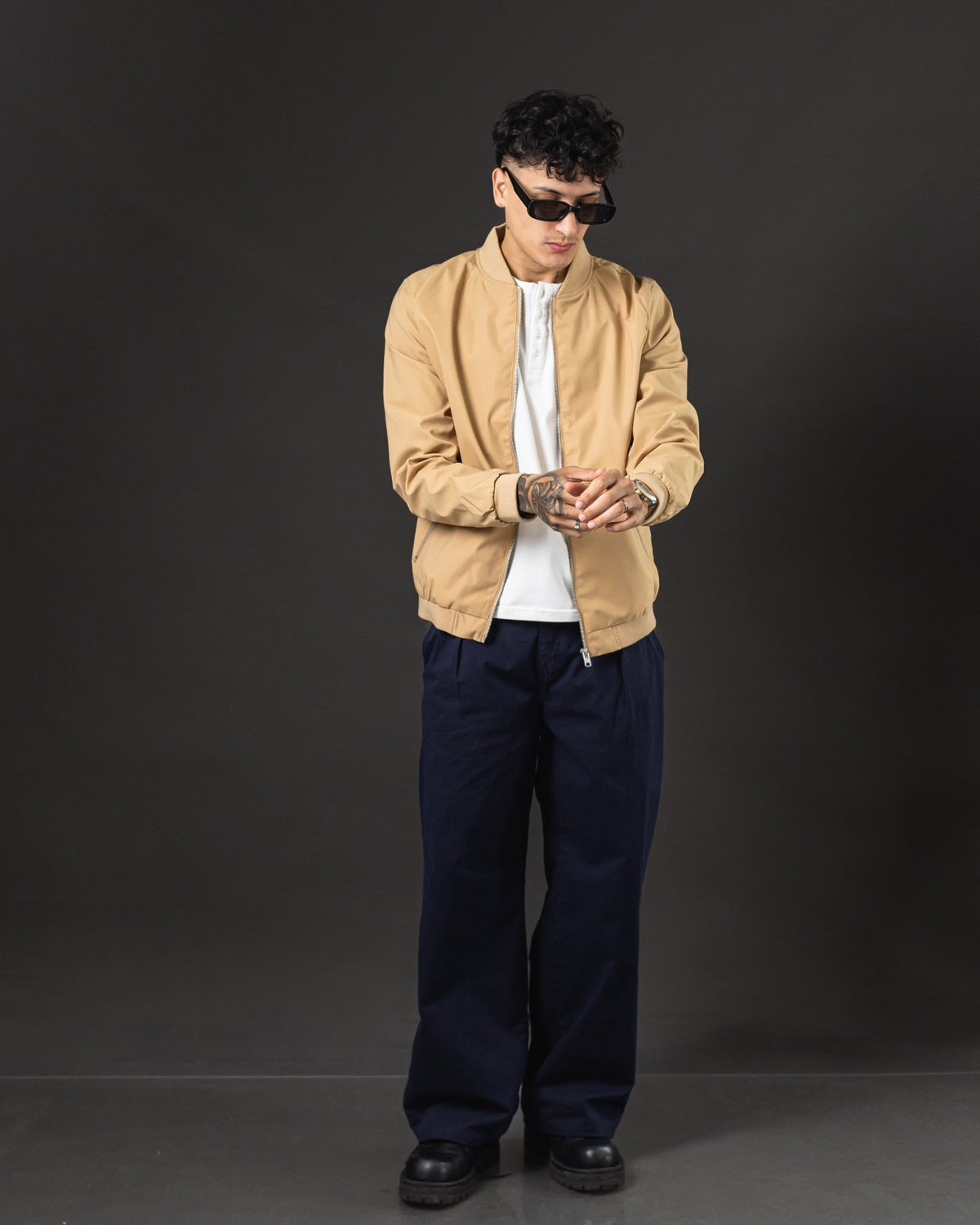 PANTALON OTTO CHINO AZUL MARINO