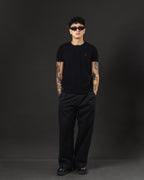 T-SHIRT OTTO NEW BASIC C/BOTON BLACK