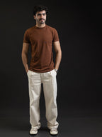 T-SHIRT OTTO NEW BASIC SATORI BROWN