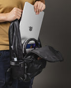 MOCHILA DE HOMBRE PU NEGRO