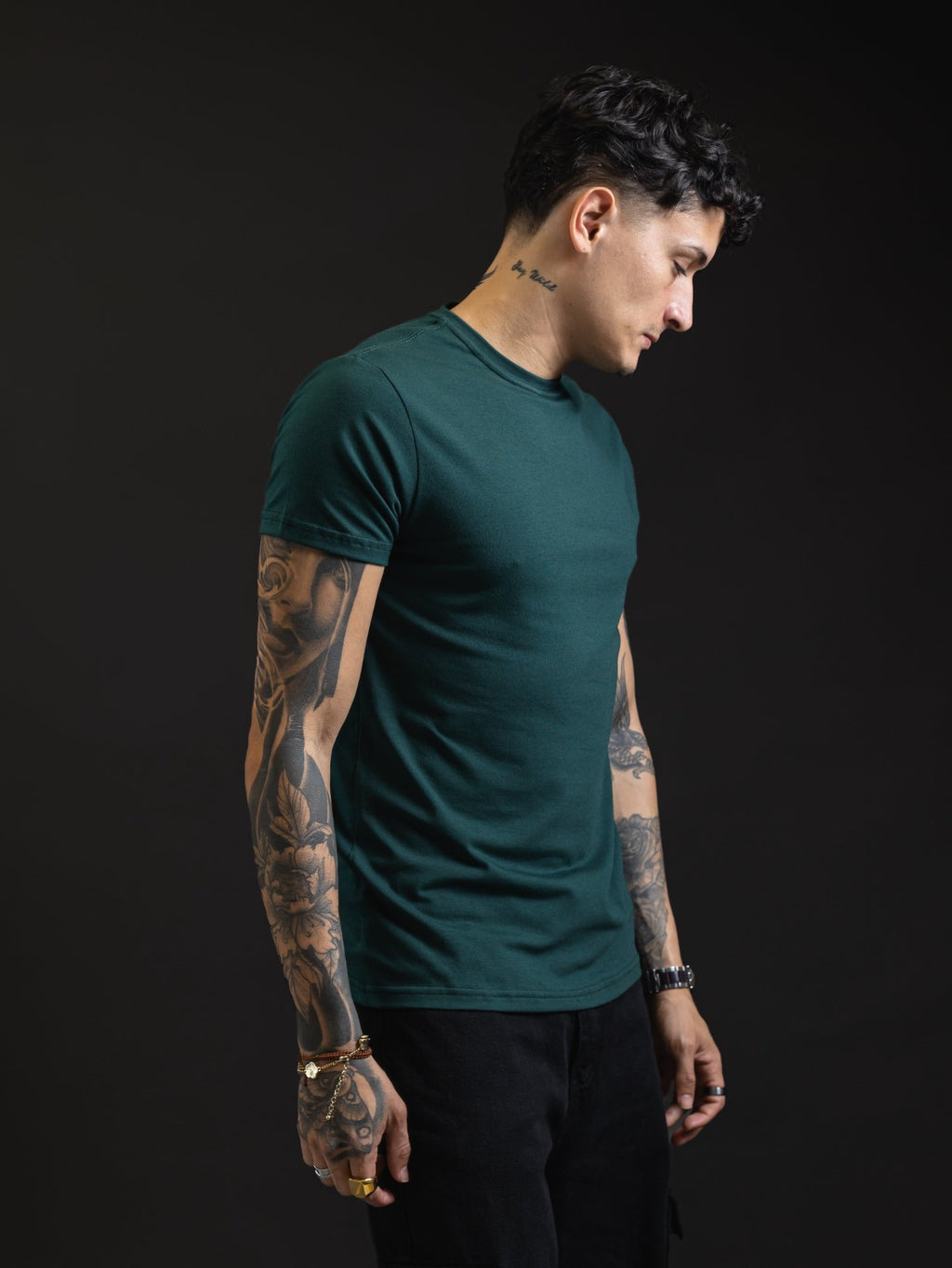 T-SHIRT OTTO NEW BASIC SATORI PETROLEUM