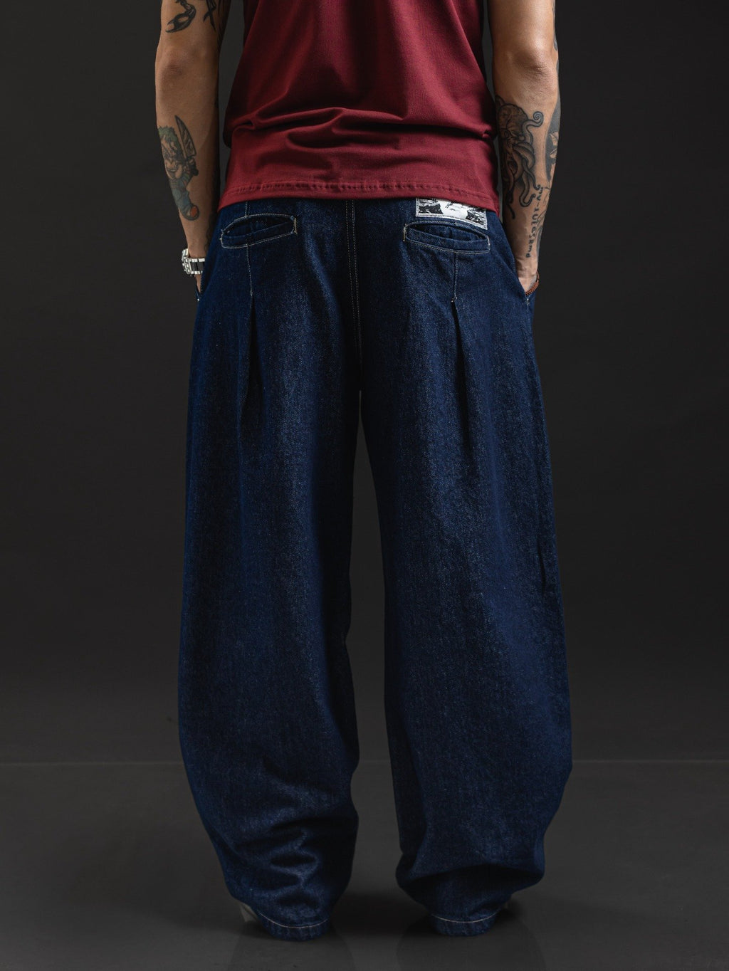 JEANS OTTO DENIM JAPONÉS AZUL ESTÁTICO