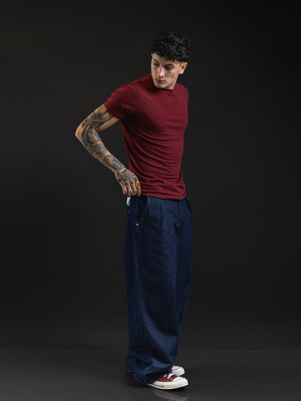 JEANS OTTO DENIM JAPONÉS AZUL ESTÁTICO