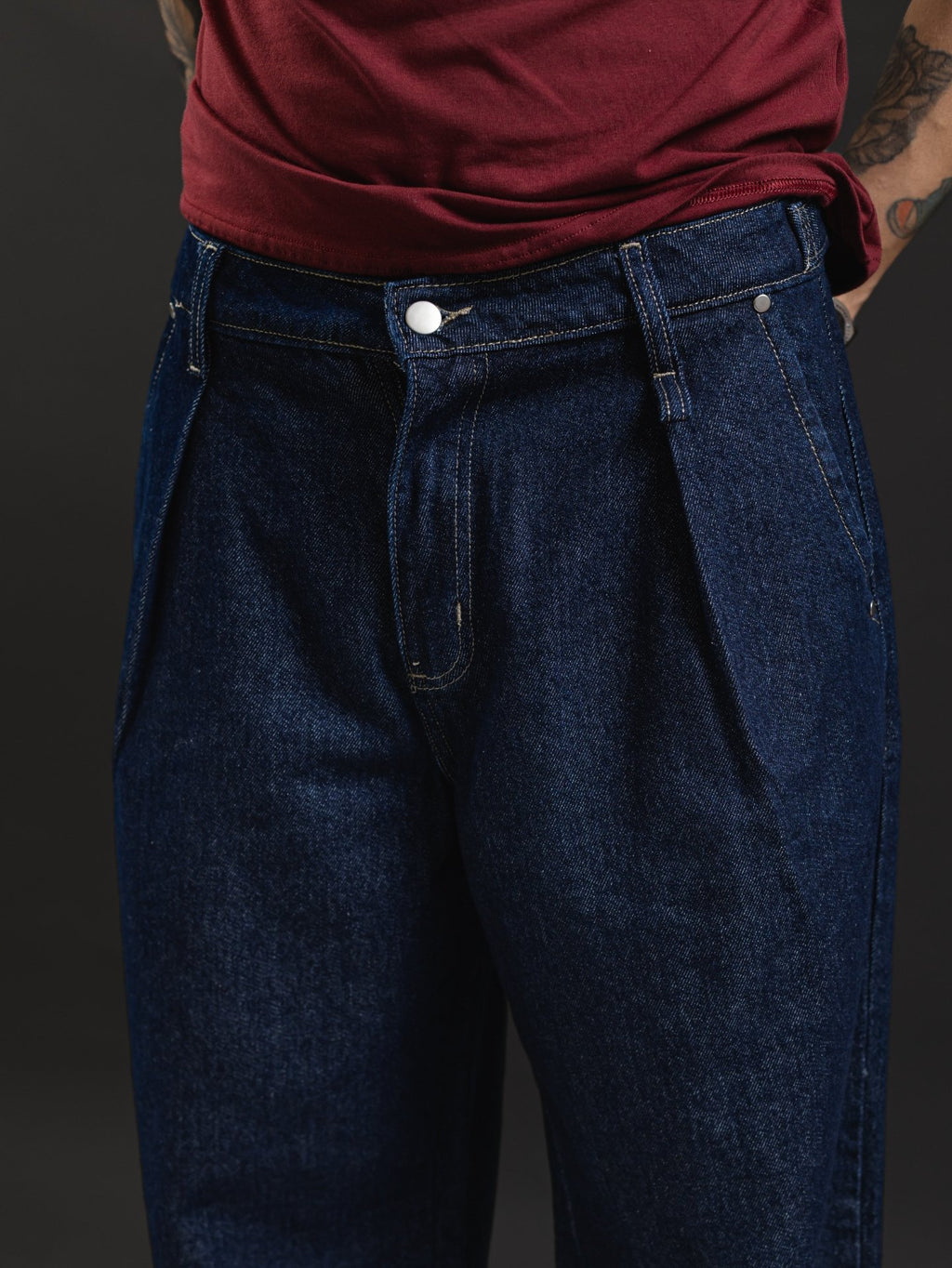 JEANS OTTO DENIM JAPONÉS AZUL ESTÁTICO