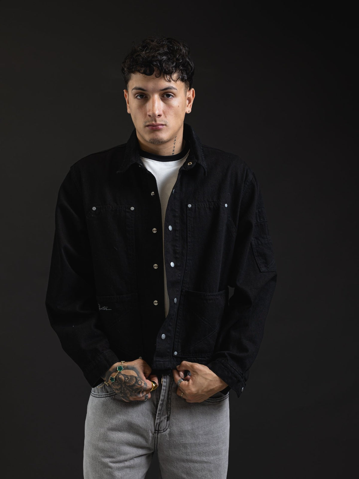 REDENTOR JACKET DENIM BLACK