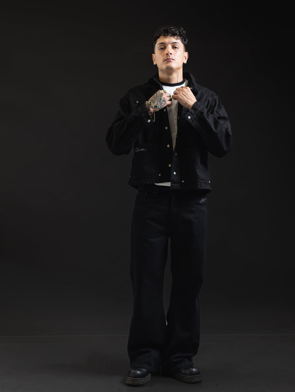 REDENTOR JACKET DENIM BLACK