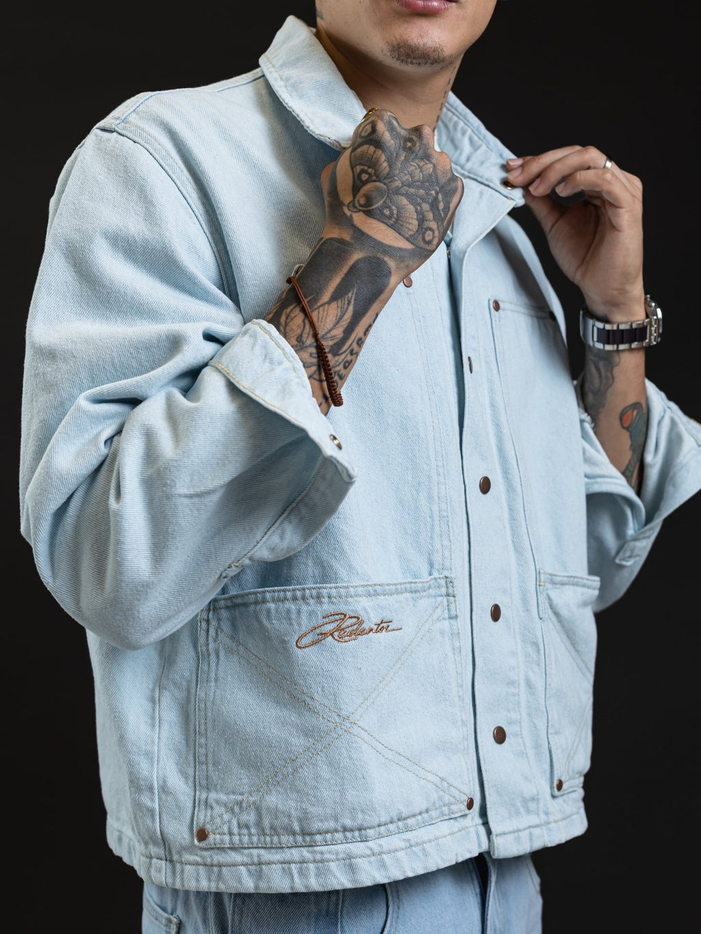 REDENTOR JACKET DENIM ICE