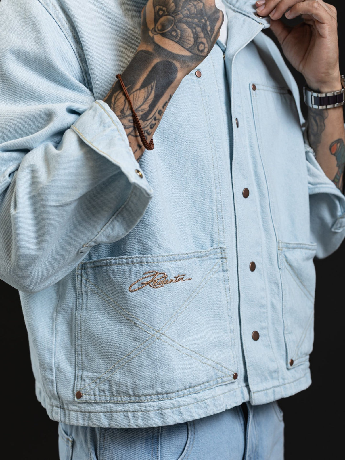 REDENTOR JACKET DENIM ICE