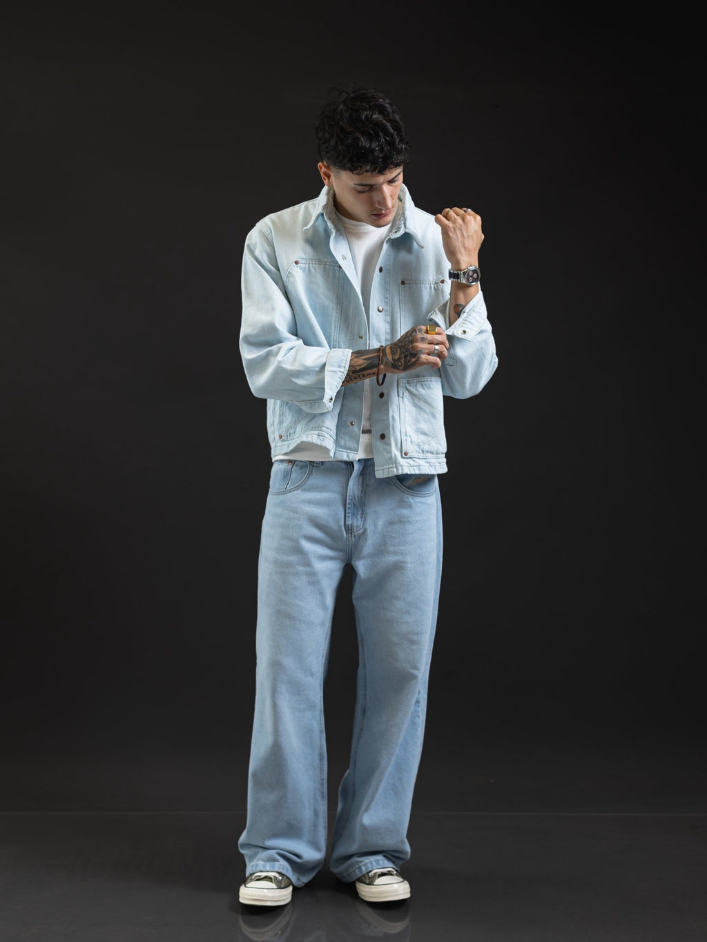 REDENTOR JACKET DENIM ICE