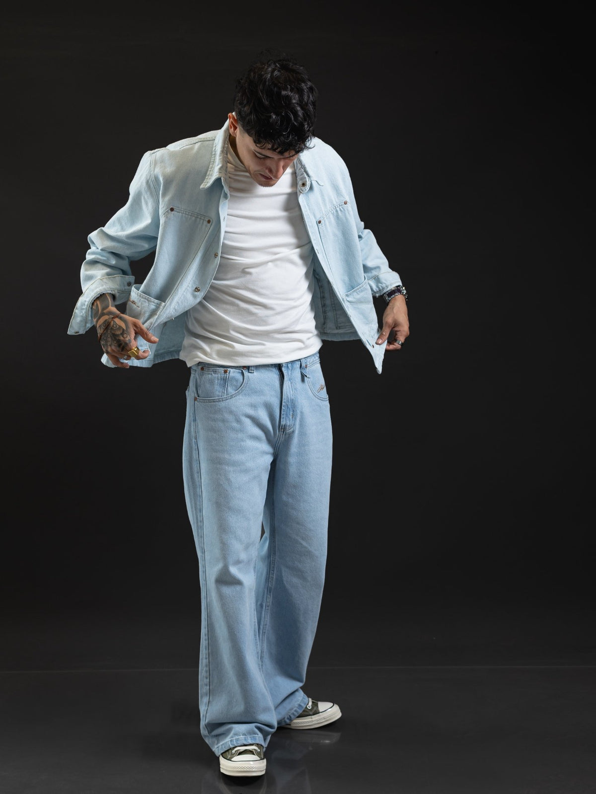 REDENTOR JACKET DENIM ICE