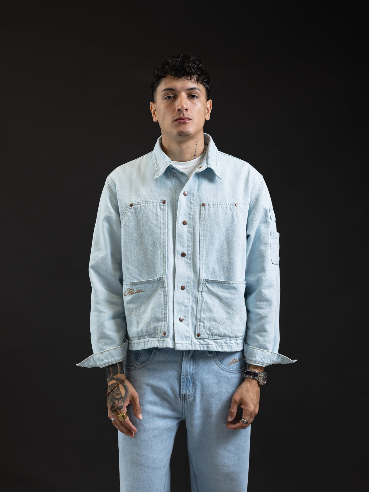 REDENTOR JACKET DENIM ICE