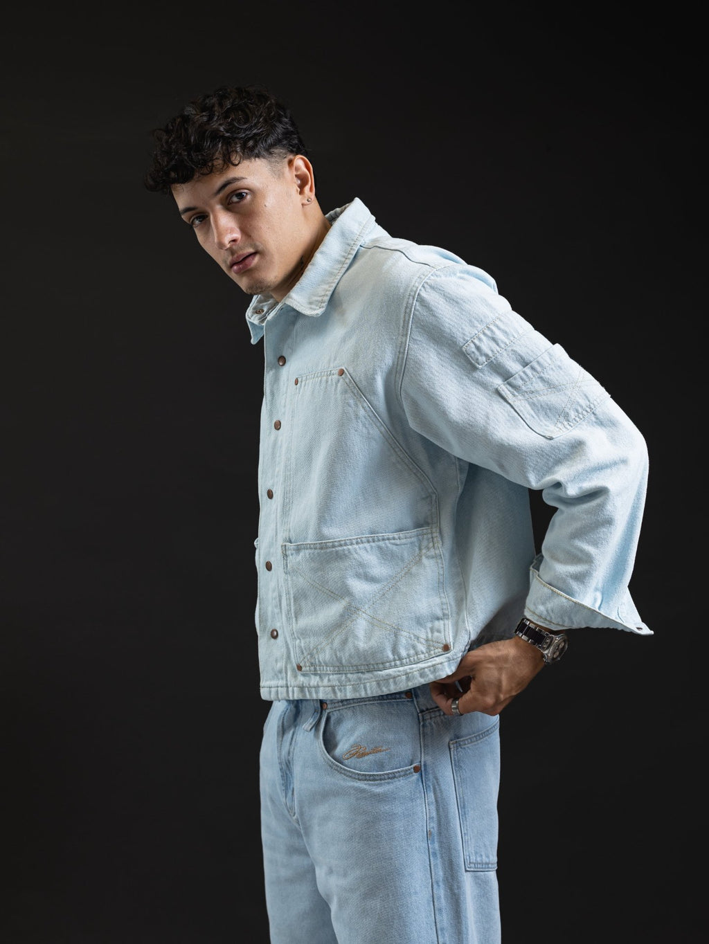 REDENTOR JACKET DENIM ICE