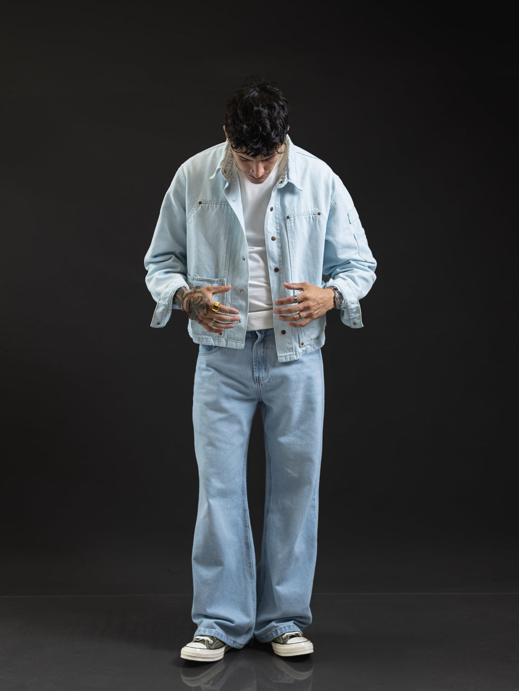 REDENTOR JACKET DENIM ICE
