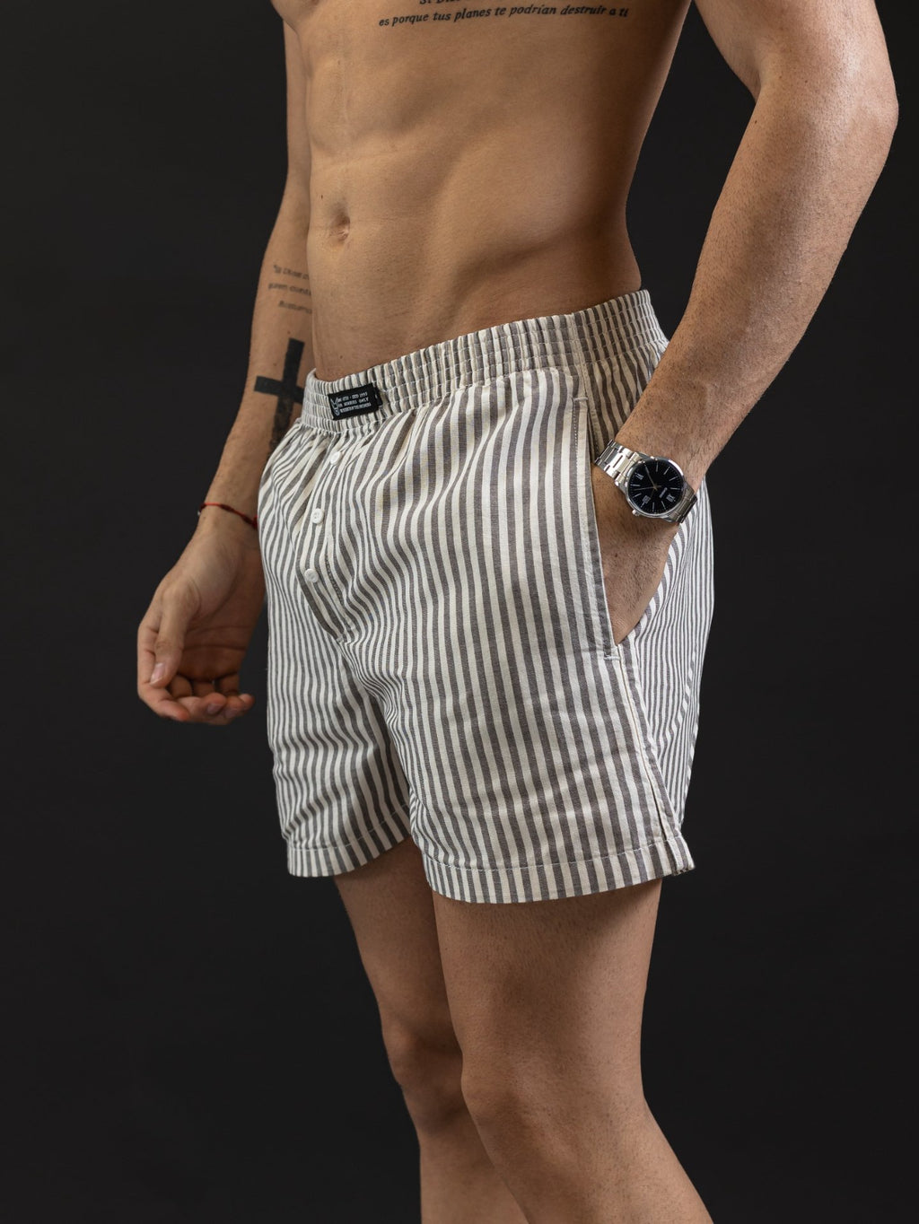 OTTO UNDERPANTS GRAY/WHITE